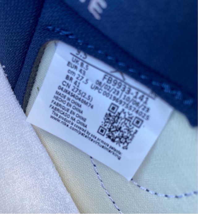 Nike Jordan 1 Low '85 - Bianco/Blu - 43