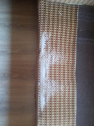 Sofá antiguo de madera - beige y marrón