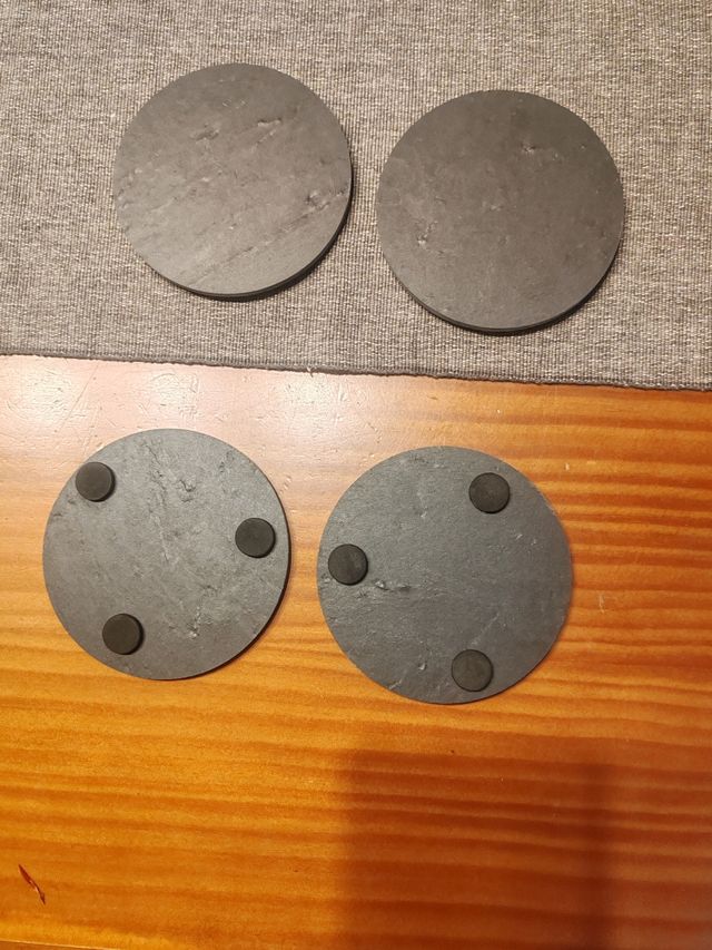 Posavasos pizarra - 4uds. Antideslizantes