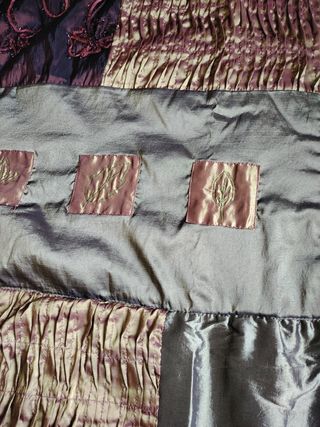 Colcha y 2 fundas cojín bouti patchwork