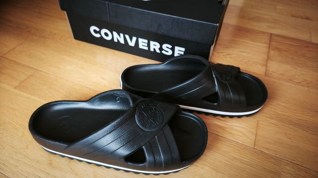 Chanclas Converse negras - Talla 37,5