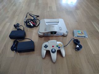 Nintendo 64 (Japón) - Edición Oro+ Mario tenis