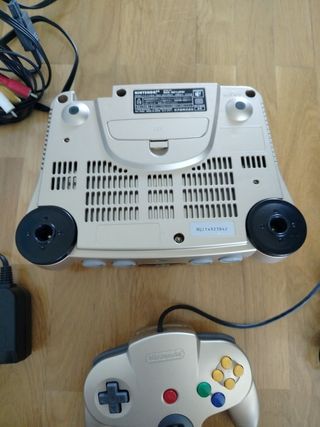Nintendo 64 (Japón) - Edición Oro+ Mario tenis