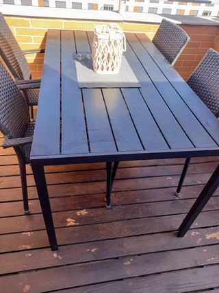 Conjunto jardín 2 sillas+mesa