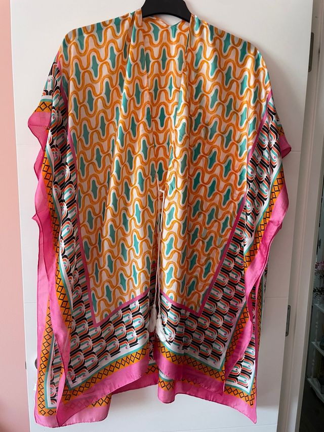 Kimono-Poncho seda poliester