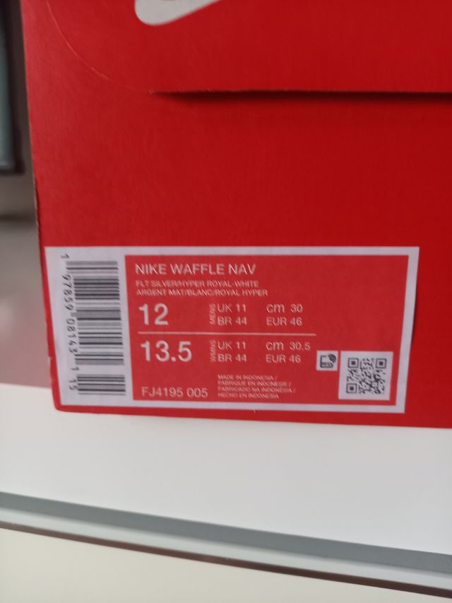 Zapatillas Nike Waffle Racer Gris/Azul