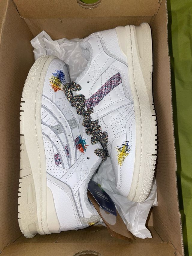 Asics EX89 blancas multicolor