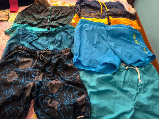 6 bañadores hombre - varios colores