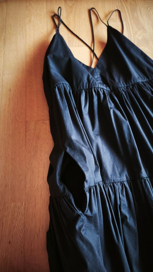Vestido negro Zara - XL
