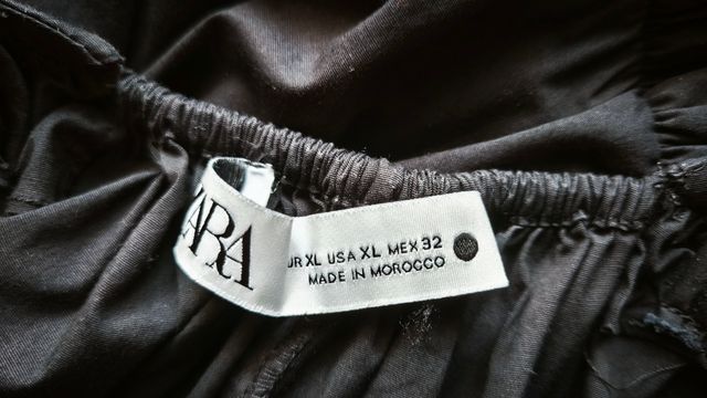 Vestido negro Zara - XL