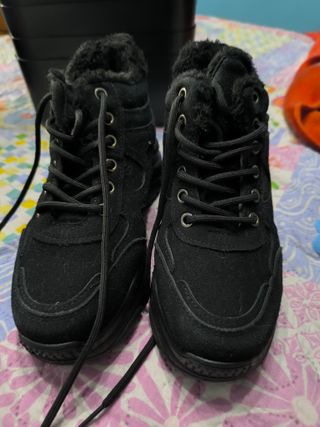 Botines Invierno Negro Talla 37