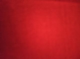 Coperta rossa vintage con volant