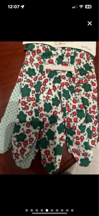 Guantes jardinería - flores