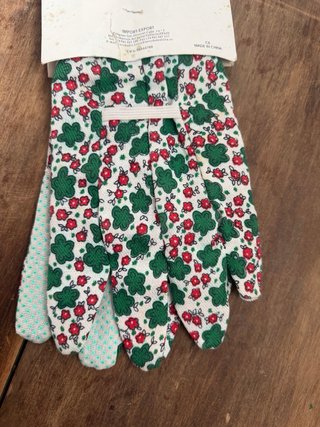Guantes jardinería - flores