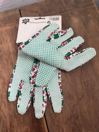 Guantes jardinería - flores