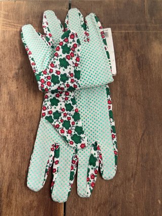 Guantes jardinería - flores