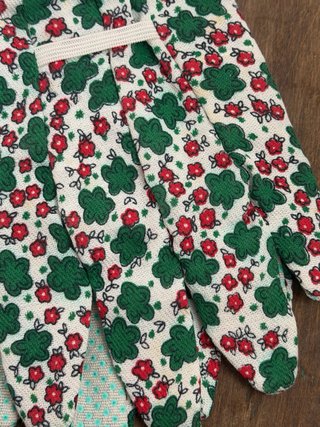 Guantes jardinería - flores