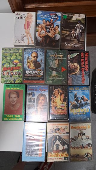 Lote de películas VHS