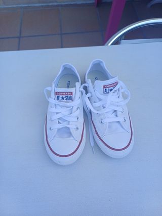 Converse blancas - bambas