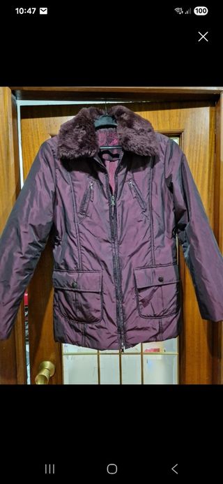 Chaqueta morada talla M - 5€