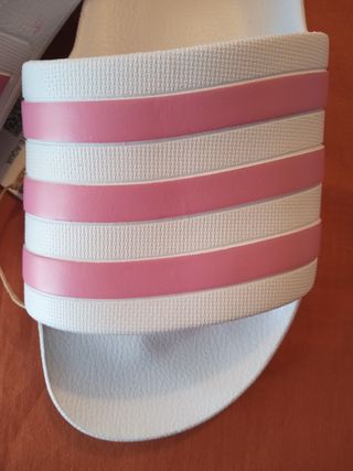 Chanclas Adidas rosa-blancas