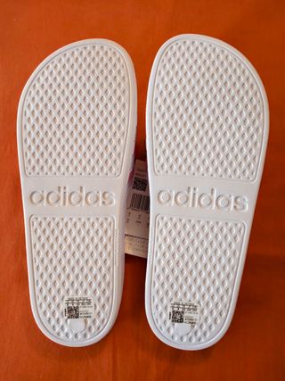 Chanclas Adidas rosa-blancas