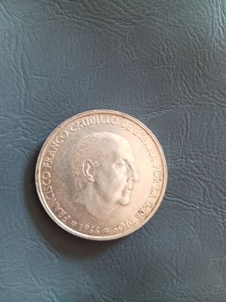 Moneda 100 Ptas Franco España 1966

