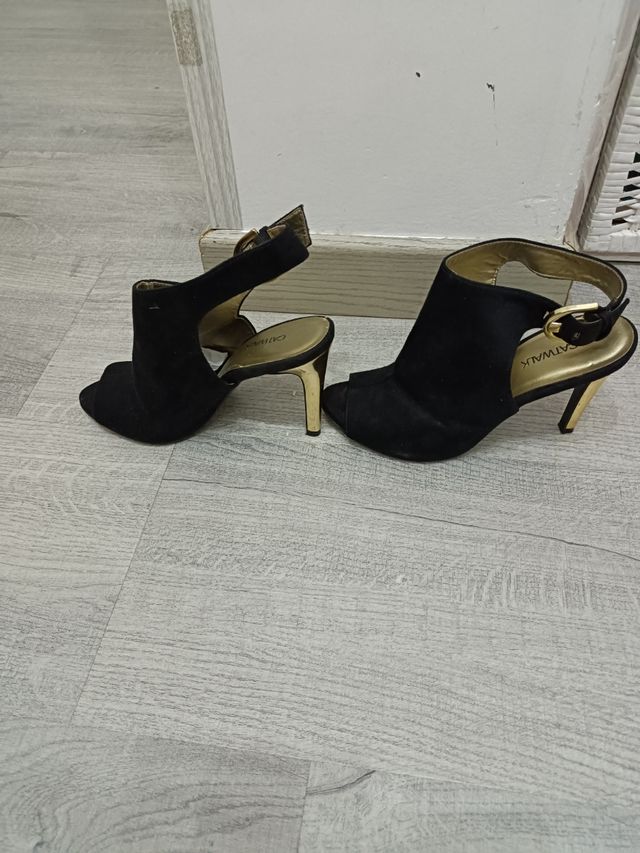 Sandalo CATWALK nero-oro