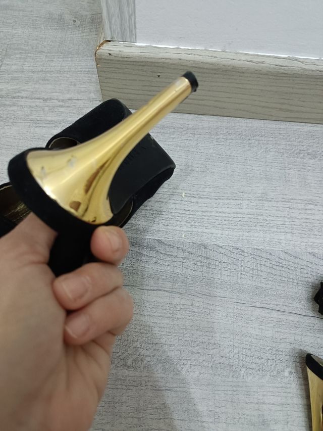 Sandalo CATWALK nero-oro