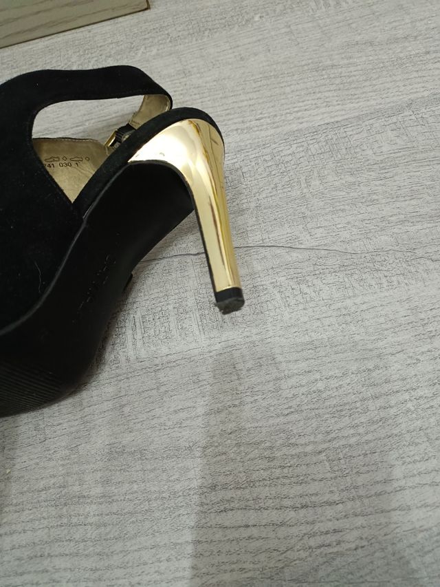 Sandalo CATWALK nero-oro