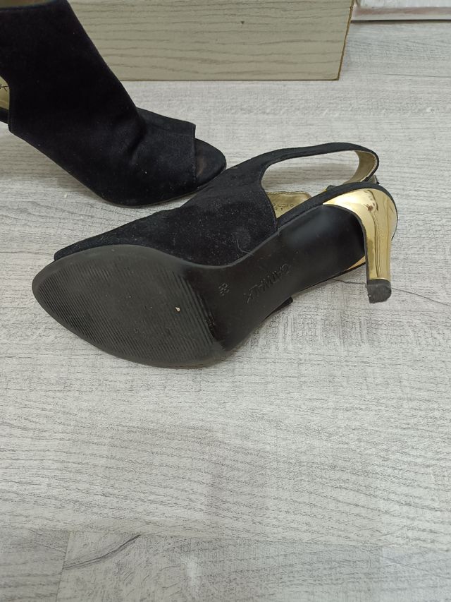 Sandalo CATWALK nero-oro