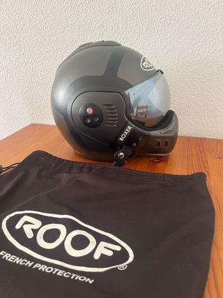 Casco moto ROOF Boxer negro mate