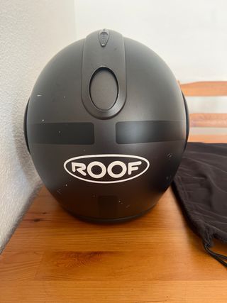 Casco moto ROOF Boxer negro mate