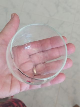 Bicchieri vetro trasparenti