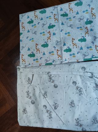 2 juegos sábanas minicuna infantiles