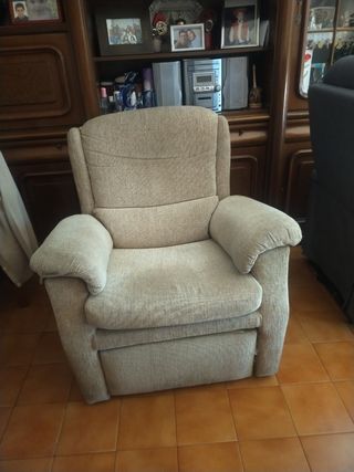 Sillón relax beige