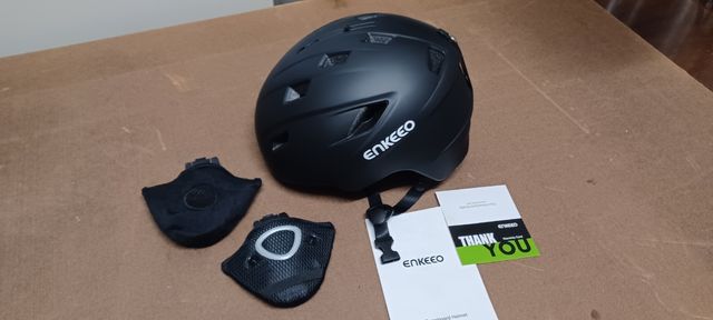 Casco Enkeeo bici/esquí negro