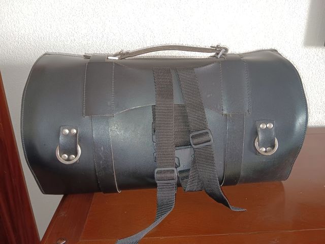 Baúl rulo moto piel Spaan Harley