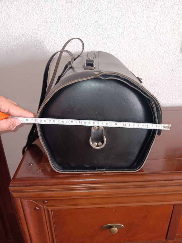 Baúl rulo moto piel Spaan Harley