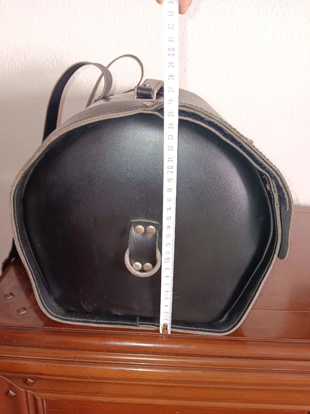 Baúl rulo moto piel Spaan Harley