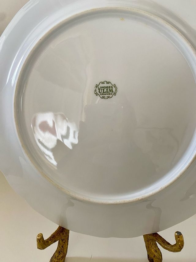 Platos llanos Limoges ULM Francia precio unidad