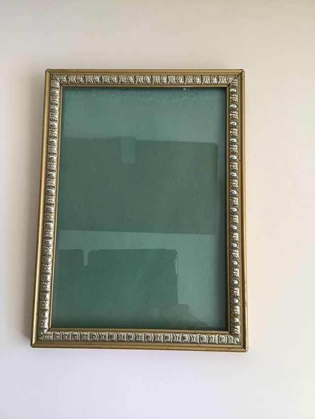 Marco foto vintage dorato