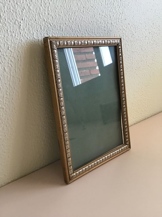 Marco foto vintage dorato