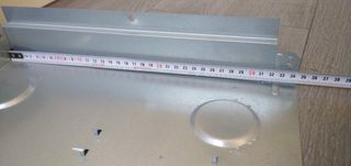 Base microondas aluminio