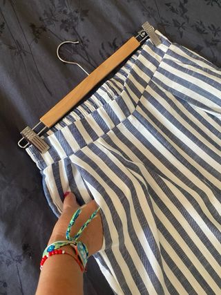 Pantalones rayas Stradivarius M