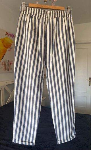 Pantalones rayas Stradivarius M