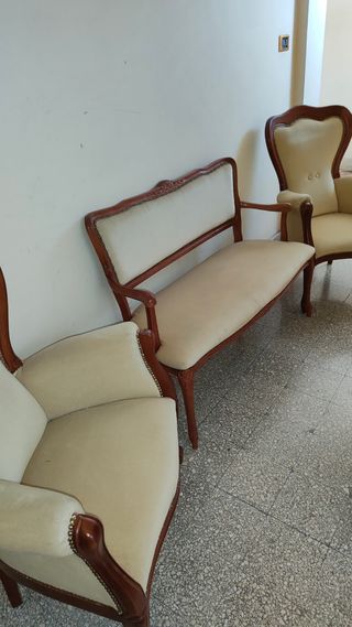 Salotto stile Luigi XV - 3 pezzi