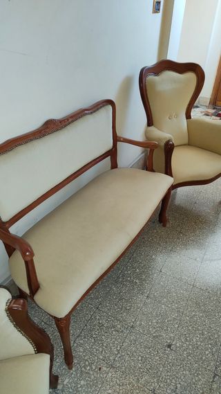 Salotto stile Luigi XV - 3 pezzi