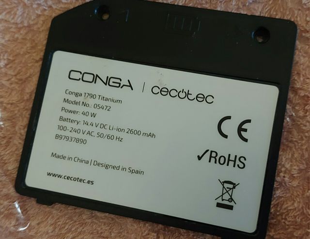 Lote despiece conga Titanium 1790