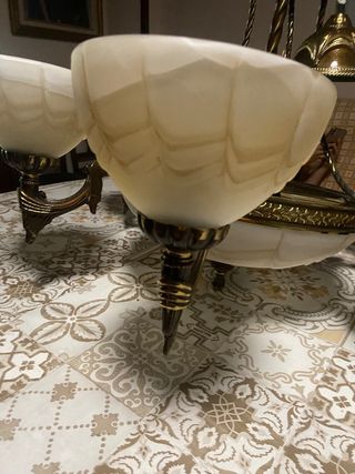 Lampara vintage 6 brazos